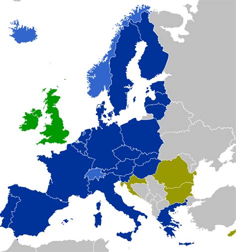 was sind schengen länder